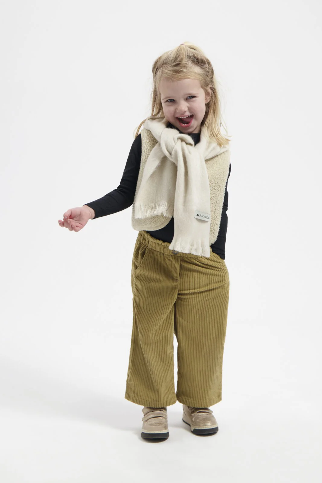 Alpaca Loca | Baby Scarf Beige - Image 3