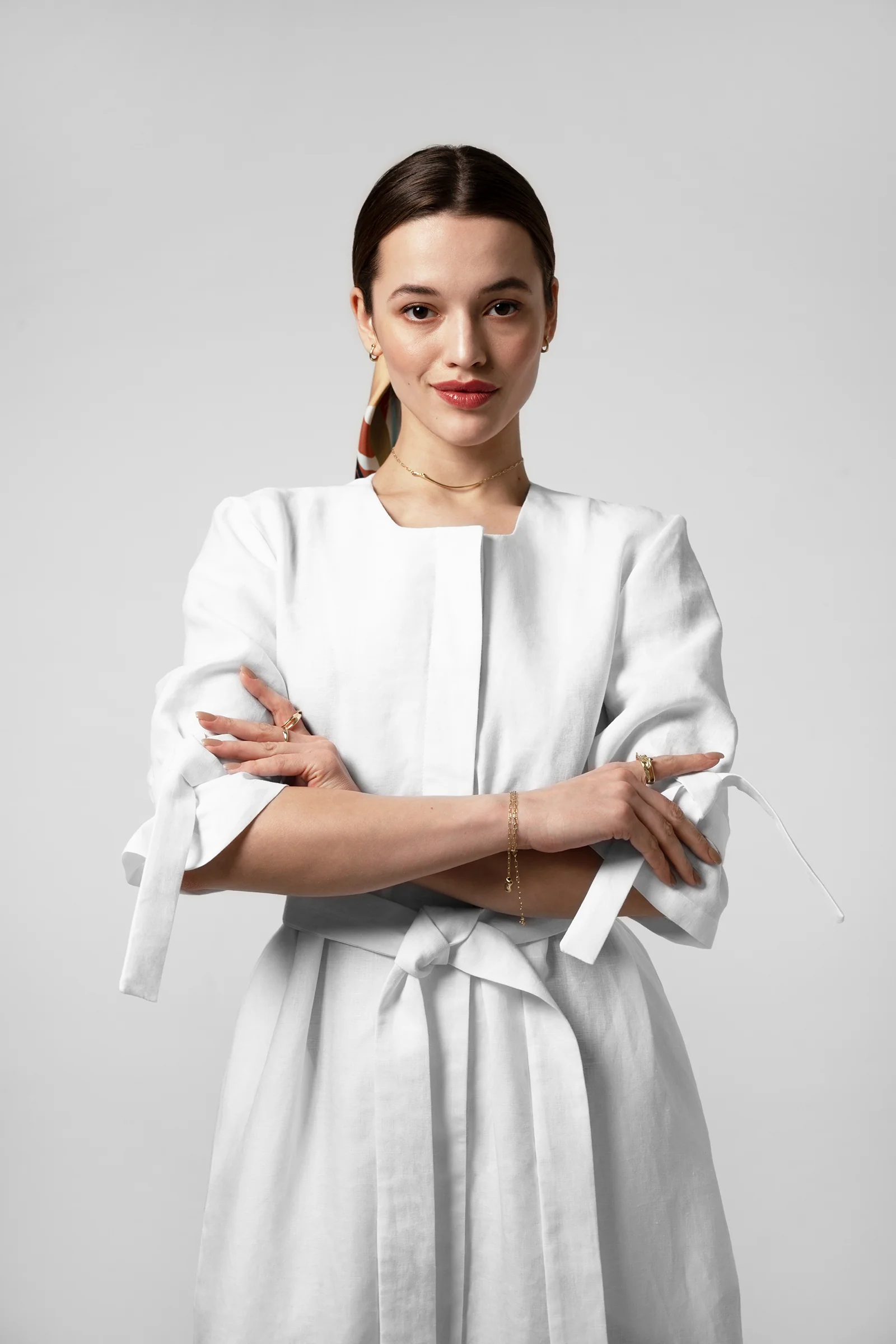 PBG studio | Belted Linen Midi dress - Image 5