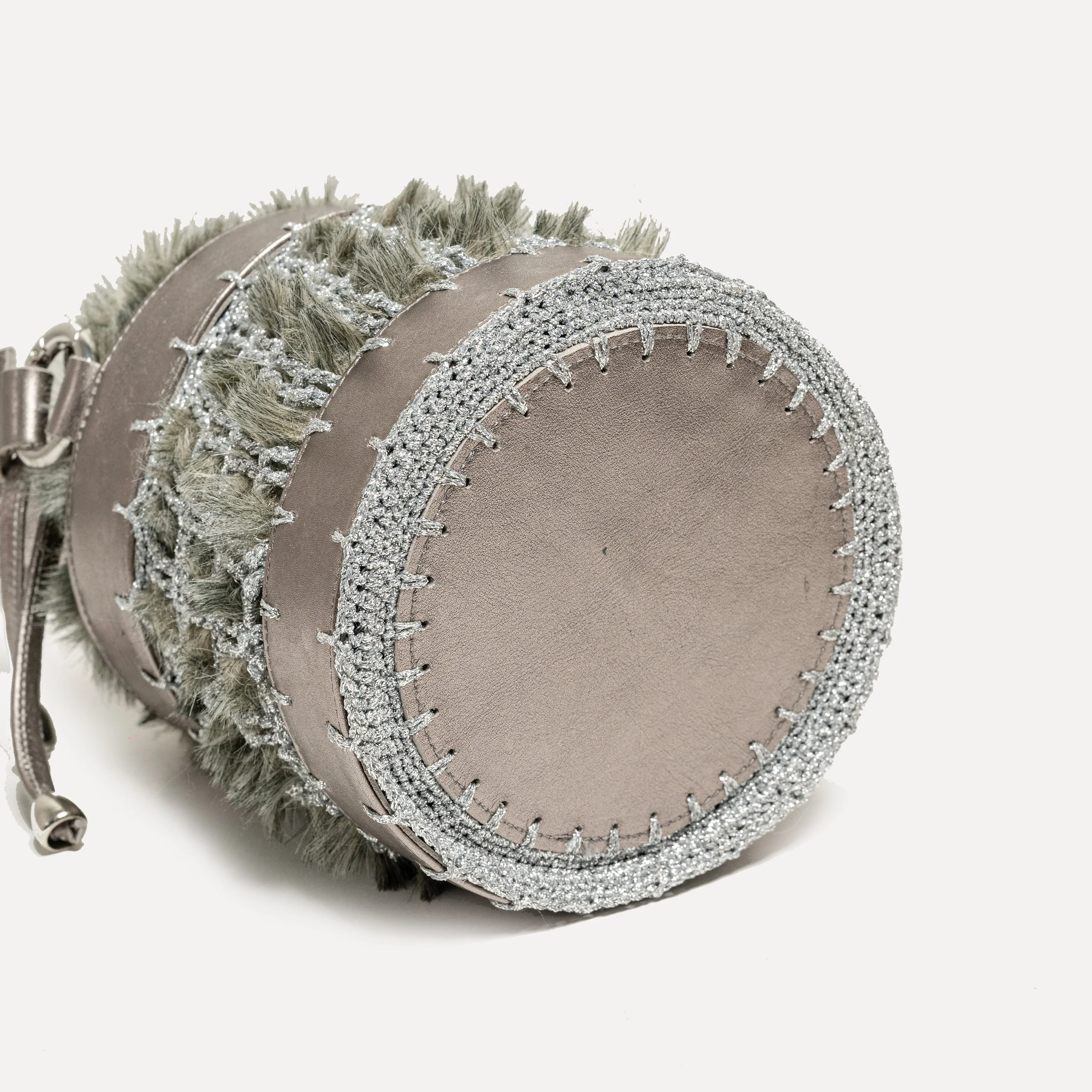 Entrudo | Covelinhas Bucket Bag grey & brown - Image 4