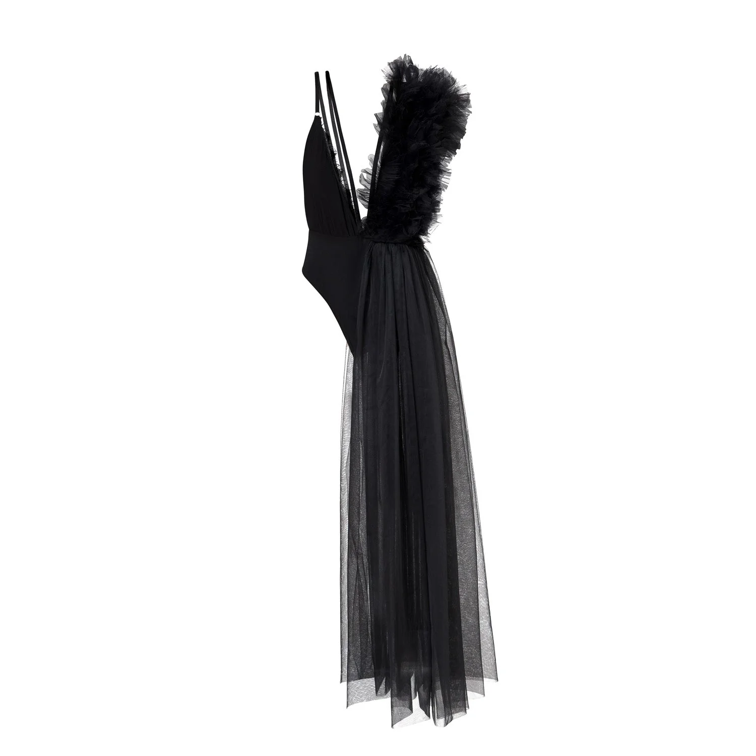 Liaaram | Lace Deconstructed Ruffled Bodysuit - Image 8
