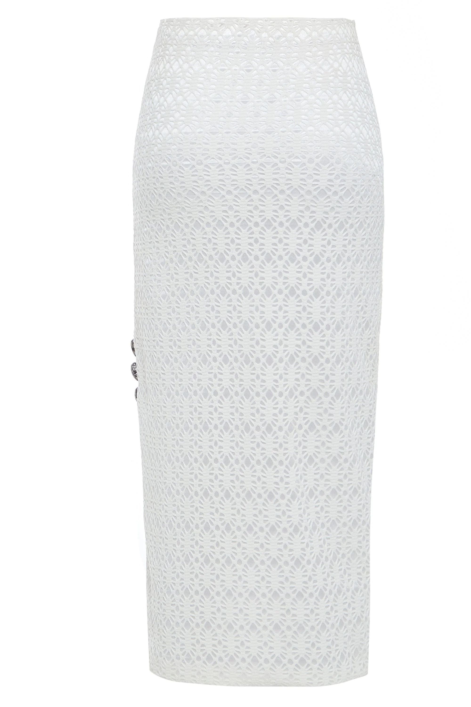 Sarvin | Ciara White Bodycon Skirt - Image 7